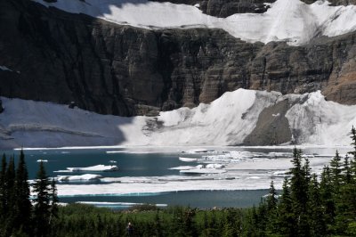 Virst View of Iceberg Lake