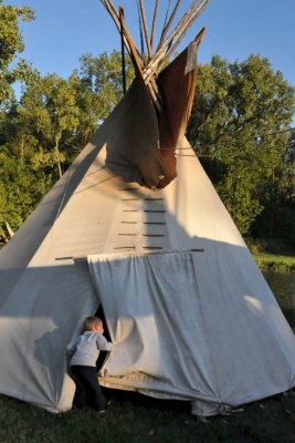 Checking out a TeePee