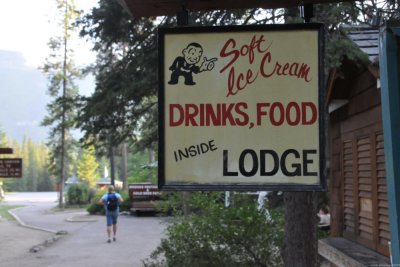 Refreshments waiting at the trailhead