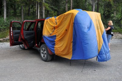 Drying the tent