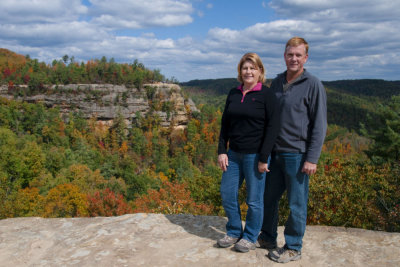 On top of Natural Bridge, Natural Bridge State Park, Slade, KY