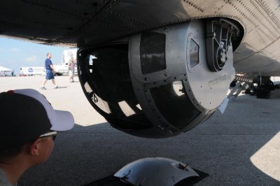 Ball turret of a B-17