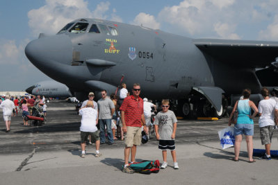 Nolan and me with a B-52