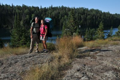 The end of our backpacking trip, Isle Royale National Park