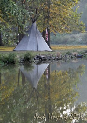 Mountain Man Encampment, Lake Loramie Fall Festival, 2010
