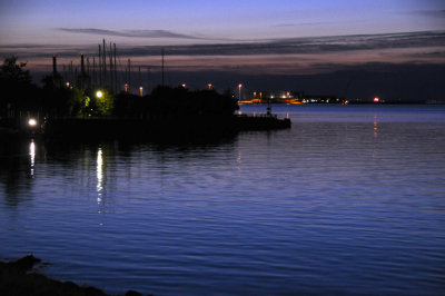With the short summer nights in Copenhagen, the horizon was starting to brighten up as we walked home from the wedding
