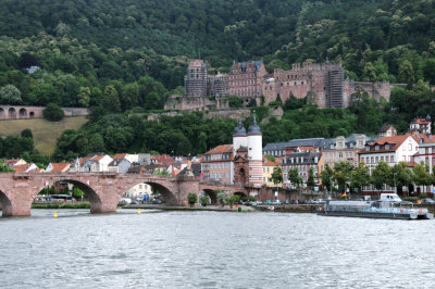 Heidelberg Bridge with the Castle/Fort in the background