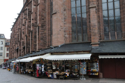 Vendors around the Cathedral