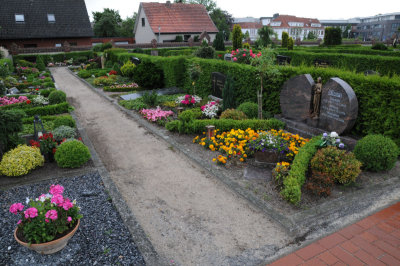 Amazing cemetery in Lohne