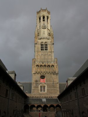 The Belfry, where the overhead shots were taken from.