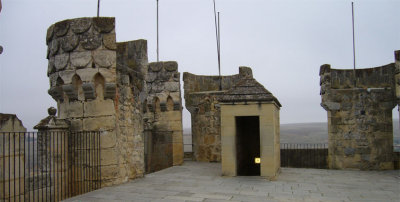 The entrance/exit to Alcazar roof access