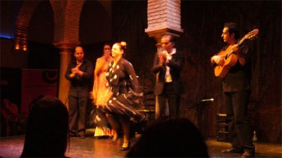 The Flamenco dance performance