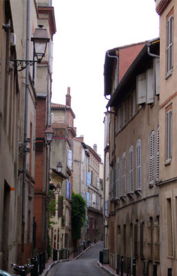narrow quiet street
