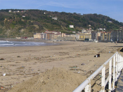 The beach after a nasty storm