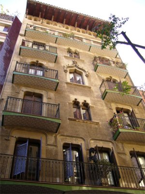 building in the old quarter