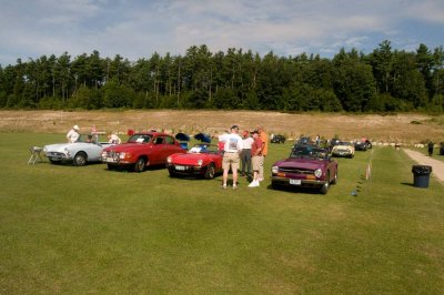 Saab among the Triumphs