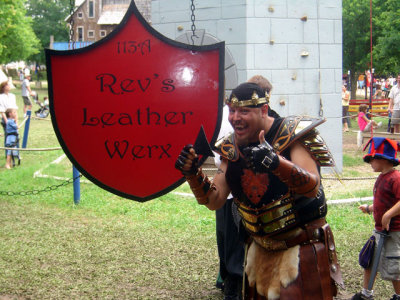 Zavier just got a new piece of leather from Rev's Leather Werx