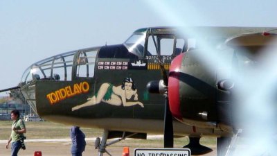 Front view of the B-25J
