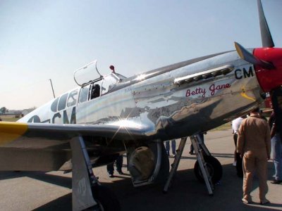 The P-51 up close