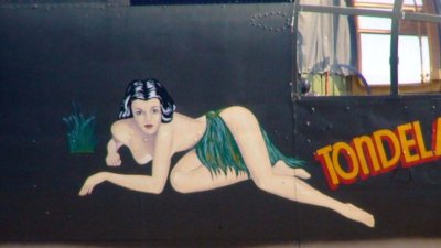 PInup girl Noseart from the B-25