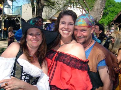 Denise, Julie and Tipsy.  wait.  where is tipsey's other hand?