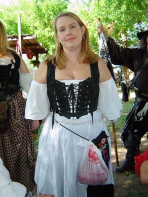 Jill looks lovely in white............
