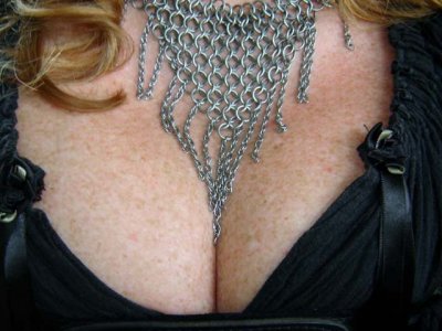 Which is better, the chainmaille?  or the cleavage.  You deside