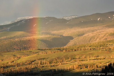 Rainbow at Sunset