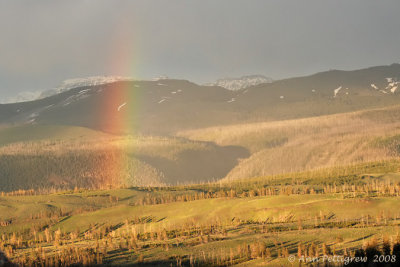 Rainbow at Sunset