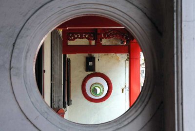 Walls holes between houses