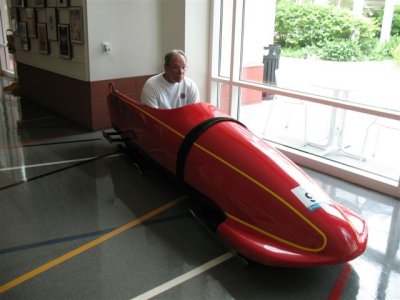 Greg in Bobsled