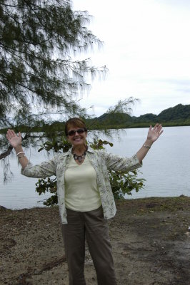 Susan on day trip