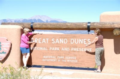 Susan & Bonnie at  Great Sand Dunes