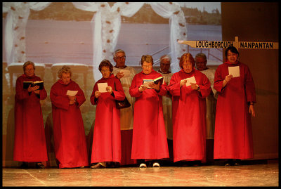 A Choir In Red