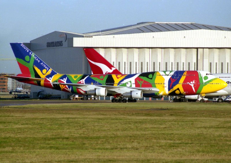 B747-312  ZS-SAJ
