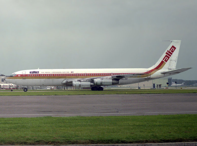 B707-350  JY-AES