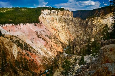 Most colorful canyon wall