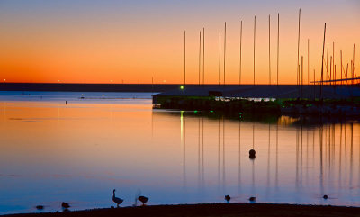 Dawn at Scott's Landing Marina