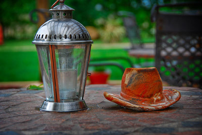 Lamp & ashtray