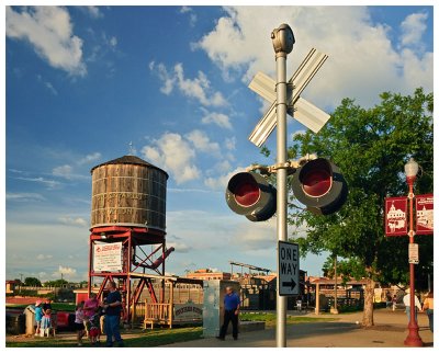 Water tower for train