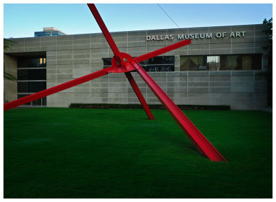 Backyard of Dallas Museum of Art