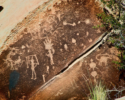 Rock art at Puerco Pueblo