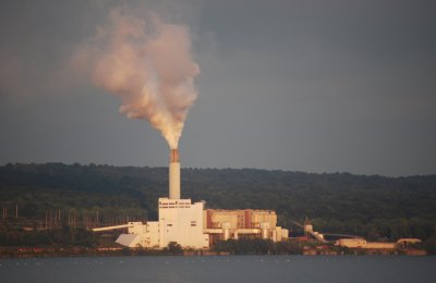 Milliken Power Plant at Sunset