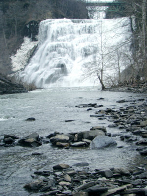 Ithaca Falls in March