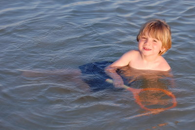 Evan in Water