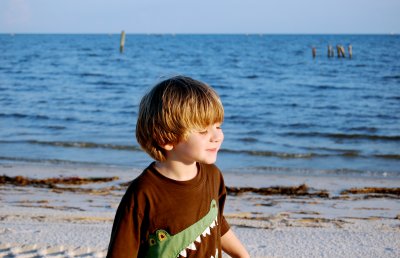 Evan Enjoying the Sun