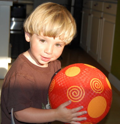 Evan with Ball