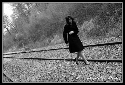 on the railway with audrey