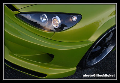 TUNING with PEUGEOT 206 green / TUNING sur une 206 verte