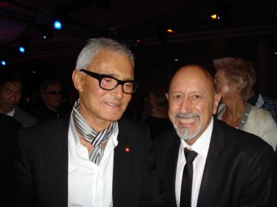Vidal Sassoon with John Santilli